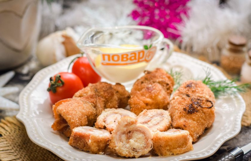 1. Этап. Рулетики в панировке: Приятного аппетита!