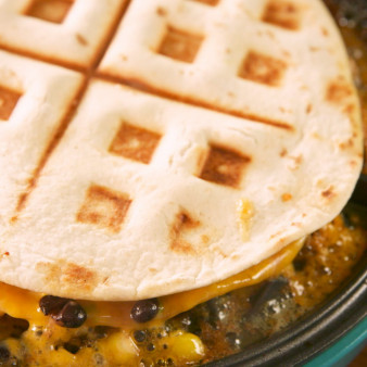 Waffled Quesadillas