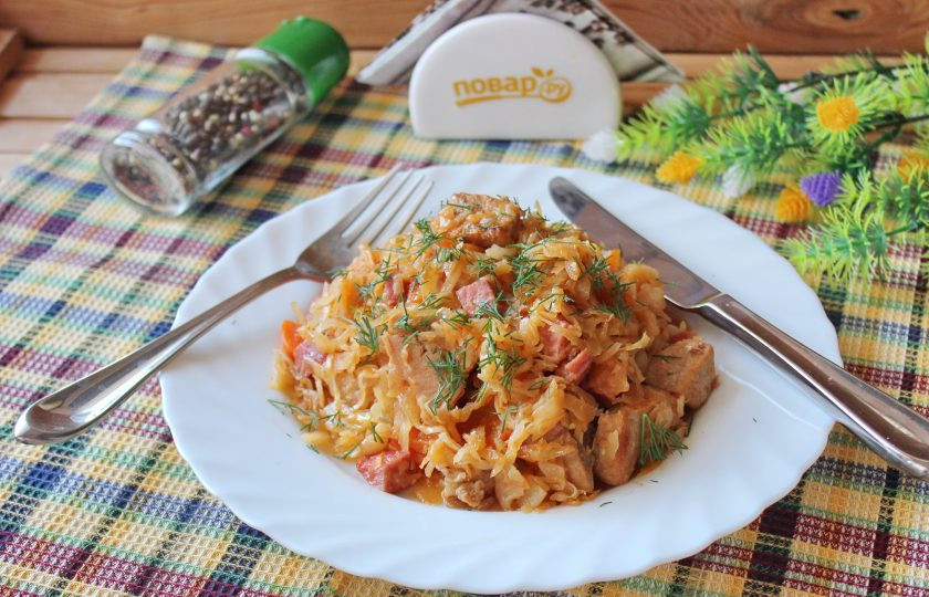 1. Этап. Солянка по-польски: Солянка по-польски готова. Вкусно как в теплом, так и в холодном виде.