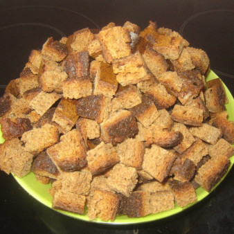 Сухари в духовке