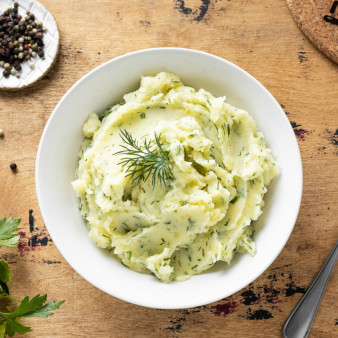 Картофельное пюре с зеленью