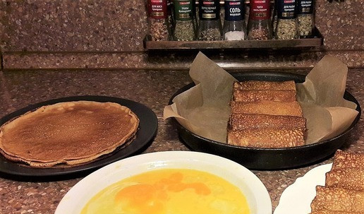 1. Этап. Острая начинка для мексиканских блинов: Завернуть в 