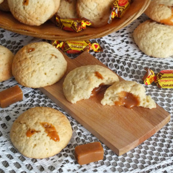 Печенье с ирисками