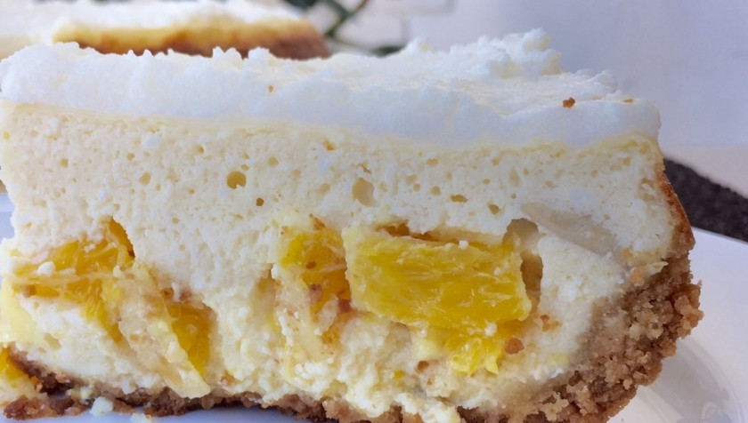 1. Этап. Творожный торт в мультиварке (и без неё): 10. Выпекайте торт в режиме 