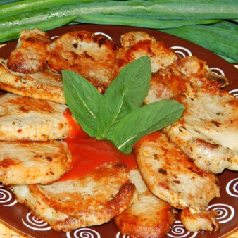 Праздничное мясо в мятном маринаде