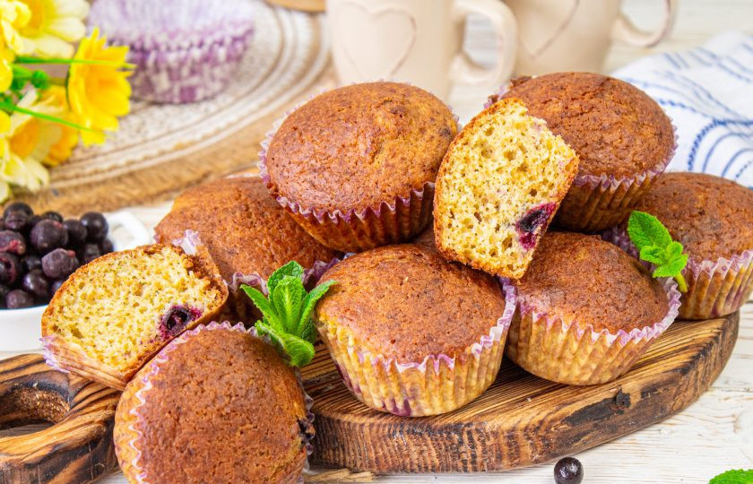 1. Этап. Кексы без глютена ПП: Подавайте с чаем, кофе или молоком. Приятного аппетита!