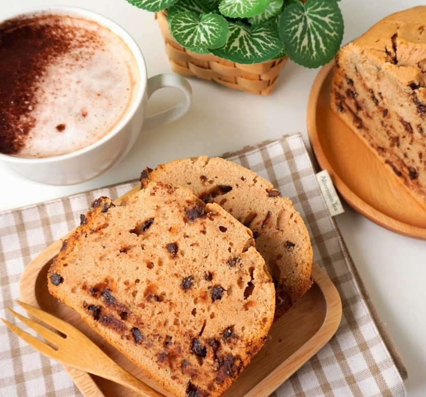 1. Этап. Кекс Столичный в хлебопечке: Приятного чаепития!