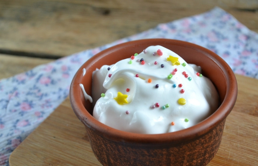 1. Этап. Белая глазурь для кулича: Глазурь для кулича готова!