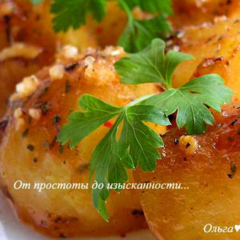 Картофель в томатно-соевом соусе