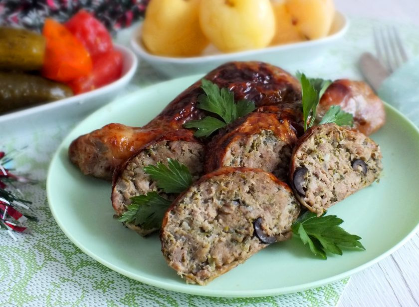 1. Этап. Фаршированная голень индейки в духовке: Приятного аппетита!