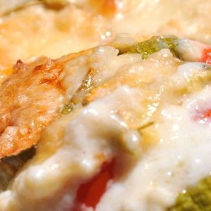 Запеканка из кабачков с помидорами