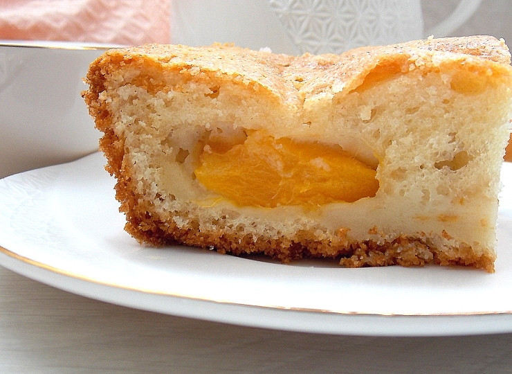 1. Этап. Быстрый пирог с абрикосами: Приятного аппетита!