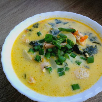 Рыбный суп из горбуши