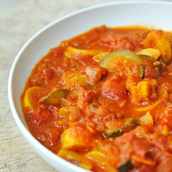 Овощное рагу с вином