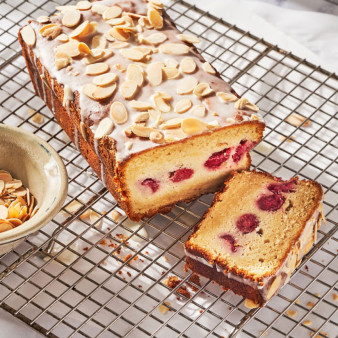 Raspberry Almond Pound Cake