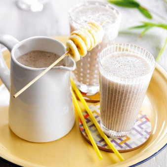 Banana and Pear Milk Shake