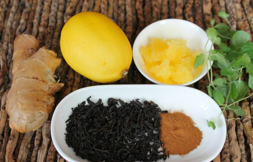 1. Этап. Чай с имбирем и корицей для похудения: Подготовим ингредиенты.