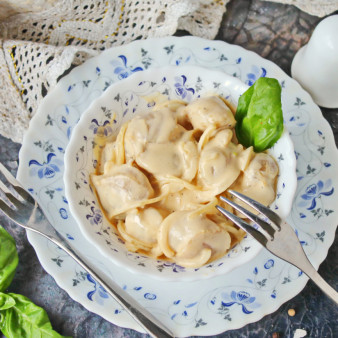 Гребешок в майонезно-горчичном соусе