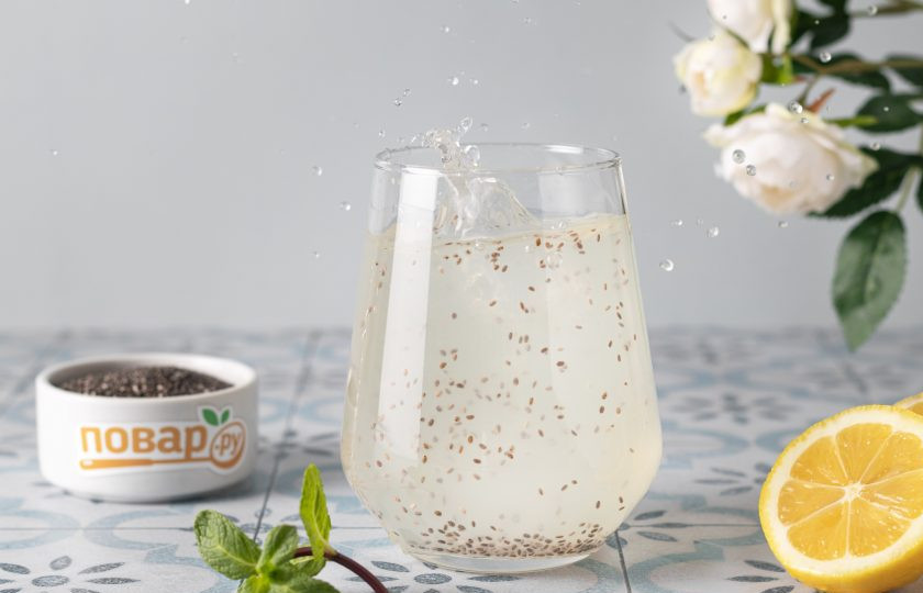 1. Этап. Лимонад с чиа: Лимонад с чиа готов!