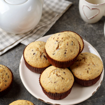 Маффины с арахисовой пастой