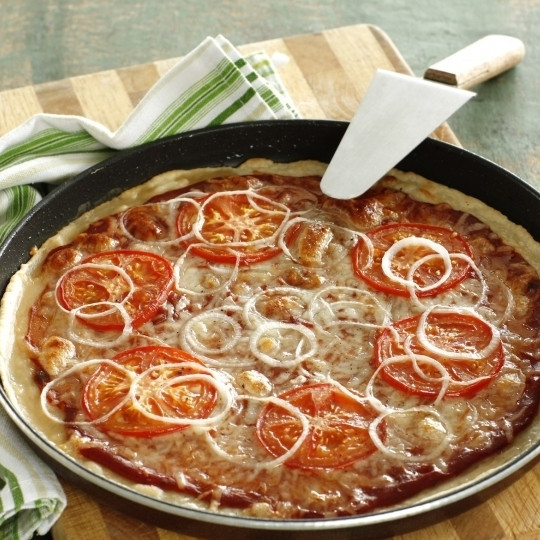 1. Этап. Пицца тонкая: Тонкая пицца готова! Приятного аппетита! :)