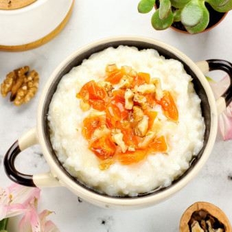 Рисовая каша на козьем молоке