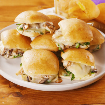 Chicken & Mushroom Stuffed Rolls