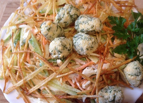 1. Этап. Глухариное гнездо: И выкладываем 