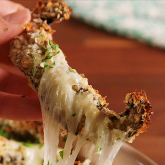 Cheesy Portobello Fries