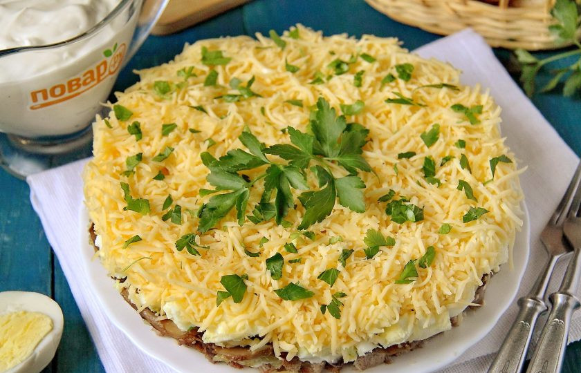 1. Этап. Салат Балерина: Салат 