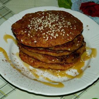 Диетические оладьи из тыквы