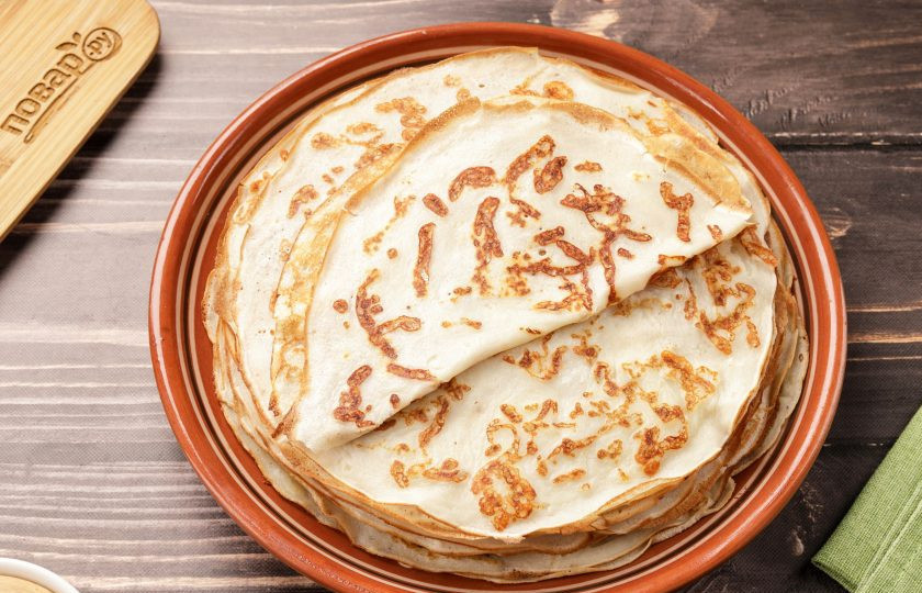 1. Этап. Блины на кефире с сыром: Блины на кефире с сыром готовы. Блинчики получаются нежнейшие и очень вкусные!