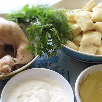 Хинкали на кефире