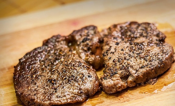 1. Этап. Стейк рибай на сковороде: 6. 