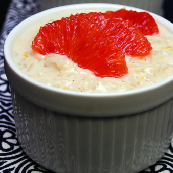 Ванильный рисовый пудинг