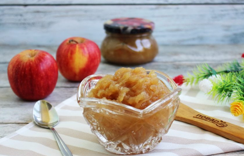 1. Этап. Тертый яблочный джем: Тертый яблочный джем готов. Подавайте к чаю, кофе.