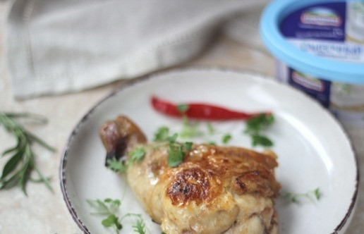 1. Этап. Фаршированный окорочок: Готовый окорочок подаем к столу. Приятного!!!