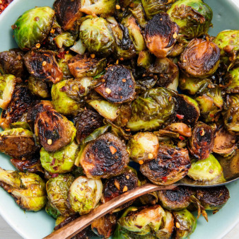 Honey-Balsamic Glazed Brussels Sprouts
