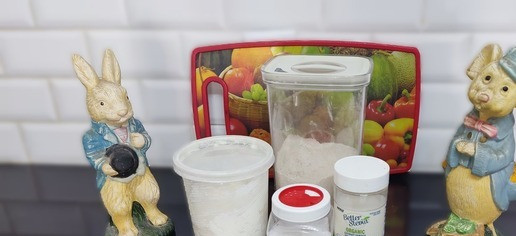 1. Этап. ПП Творожно-яблочные оладьи: Приготовить все ингредиенты.