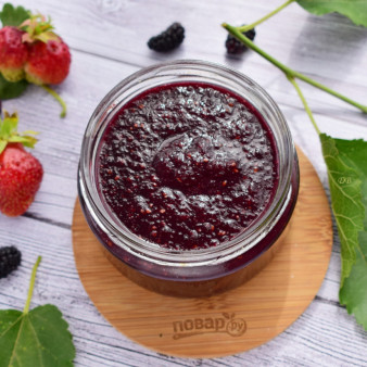 Варенье из шелковицы и клубники