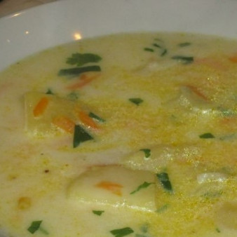 Сырный суп с картошкой
