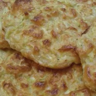 Оладьи кабачковые с творогом