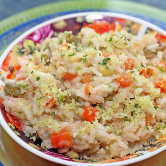 Ризотто с фасолью