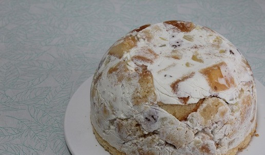 1. Этап. Торт Панчо: Снять чашу и пленку.