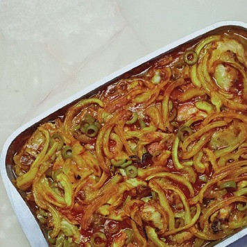 1. Этап. Курица в томатном соусе с оливками: Приятного аппетита!