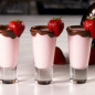 Chocolate Covered Strawberry Shooters