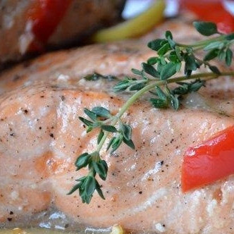 Филе семги в духовке