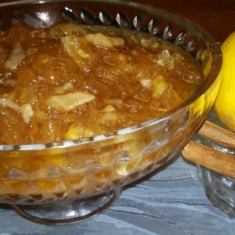 Лимонный джем с имбирем