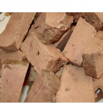 Говяжья печень отварная