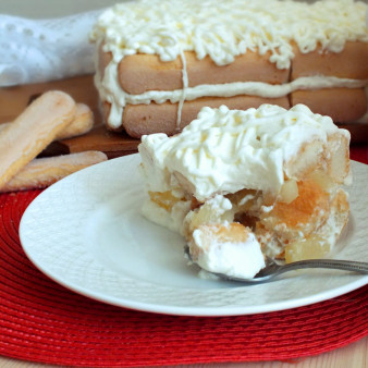 Торт из печенья савоярди